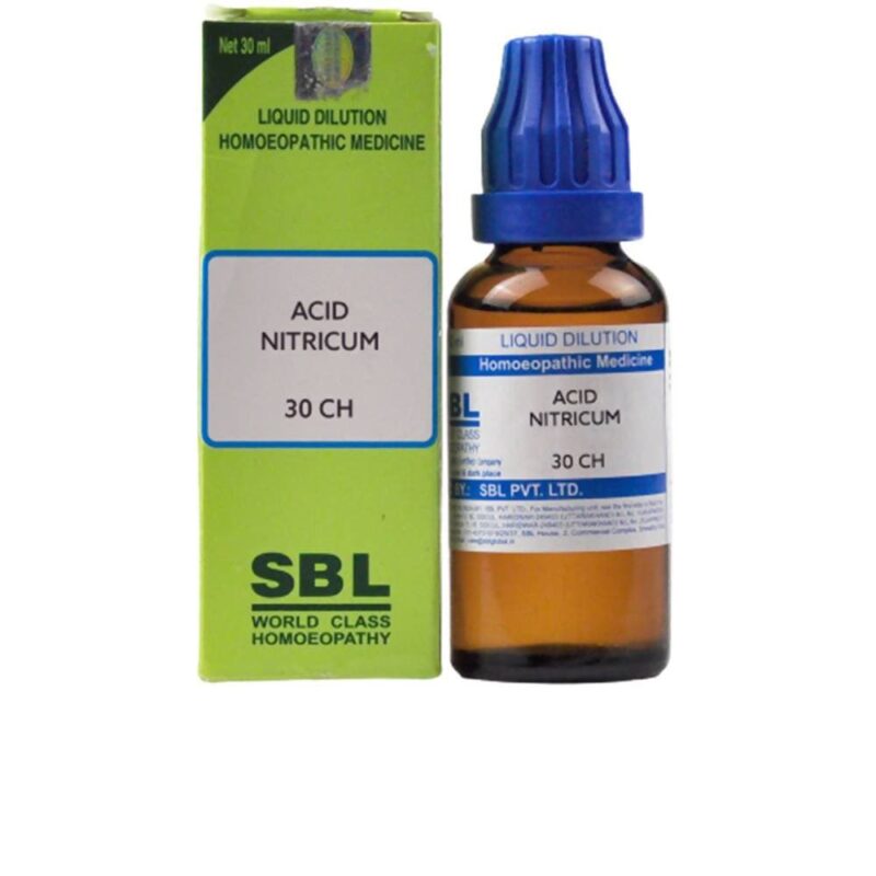 SBL Homeopathy Acid Nitricum Dilution 30 CH (30 ml)