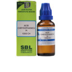 SBL Homeopathy Acid Chrysophanicum Dilution 1000 CH