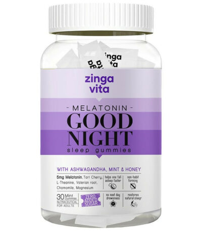 Zingavita Melatonin 5mg Good Night Sleep Gummies - BUDEN