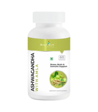 Aayur Cure Ashwagandha With Amla Capsules - buy in california, Australia, Canada